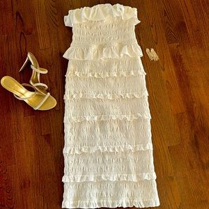 Cleobella white dress size M, perfect condition